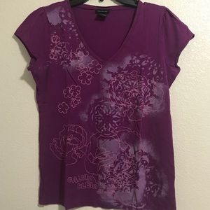 Calvin Klein Jeans purple shirt